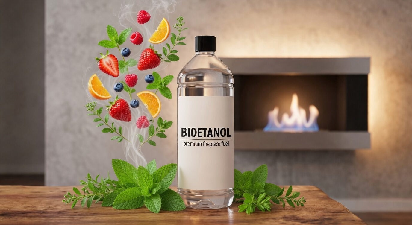 Aromatiziran bioetanol sladko sadje 1L