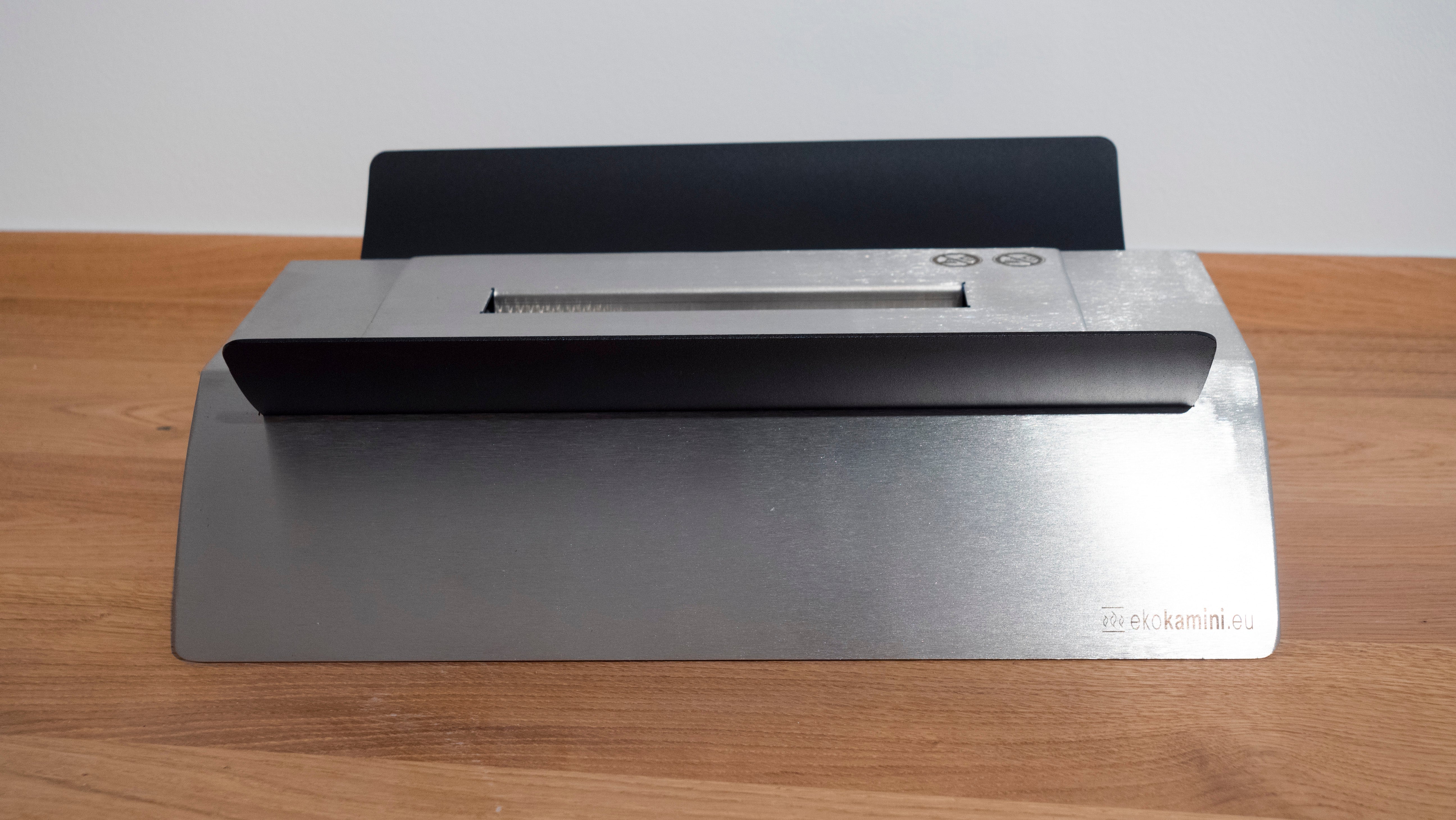 Ekokamin Marbella - Talni kamin, inox