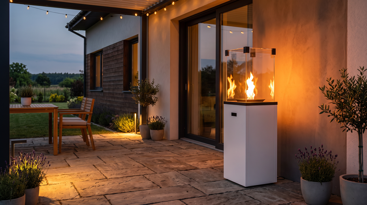 Plinski grelnik Terrano Slim – jeklen, 8,2 kW