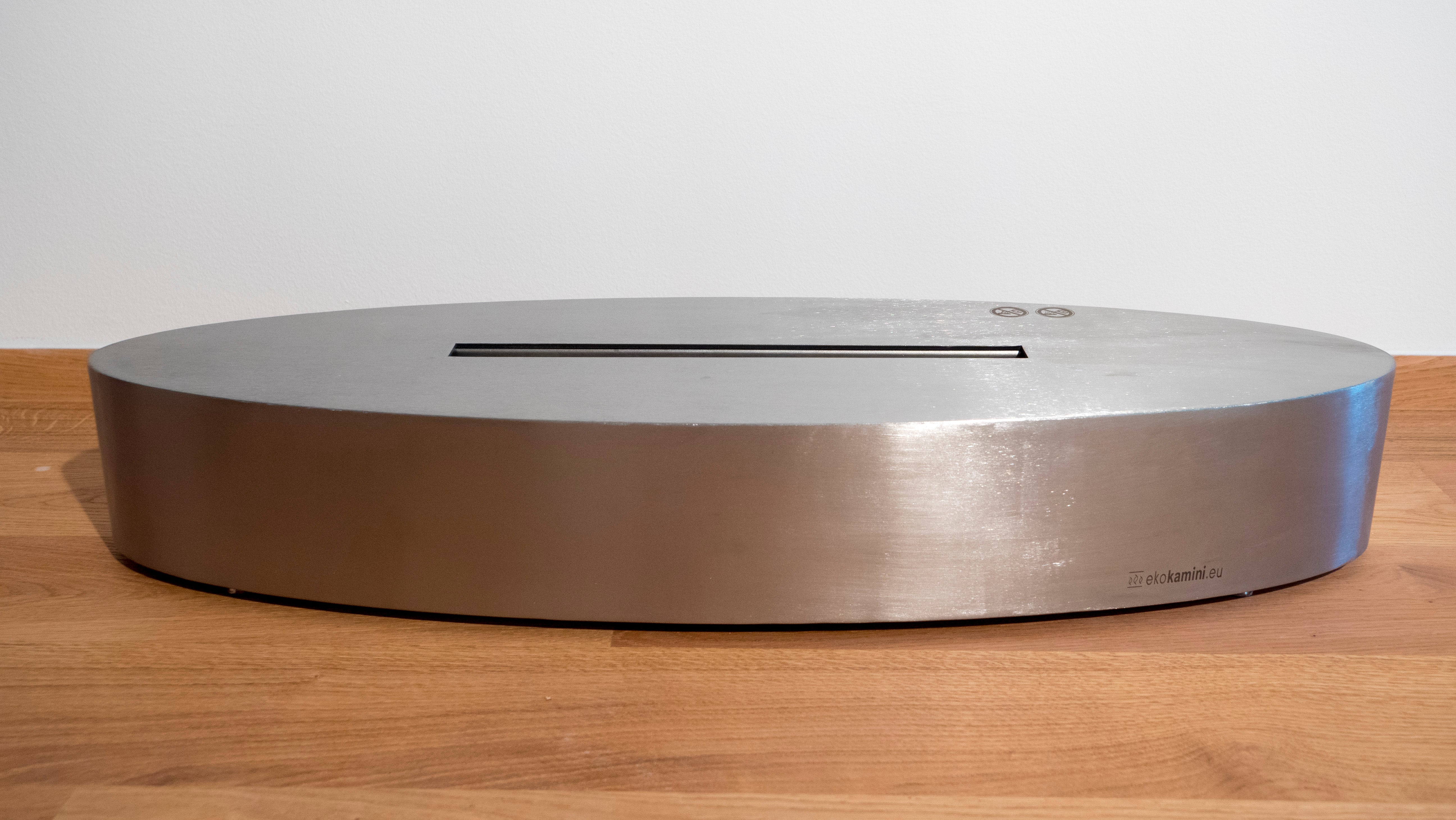 Ekokamin Fiji - Talni kamin, inox