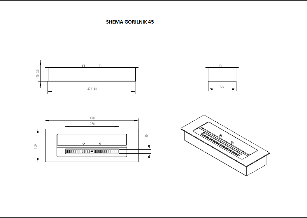 Gorilnik na bioetanol - 45